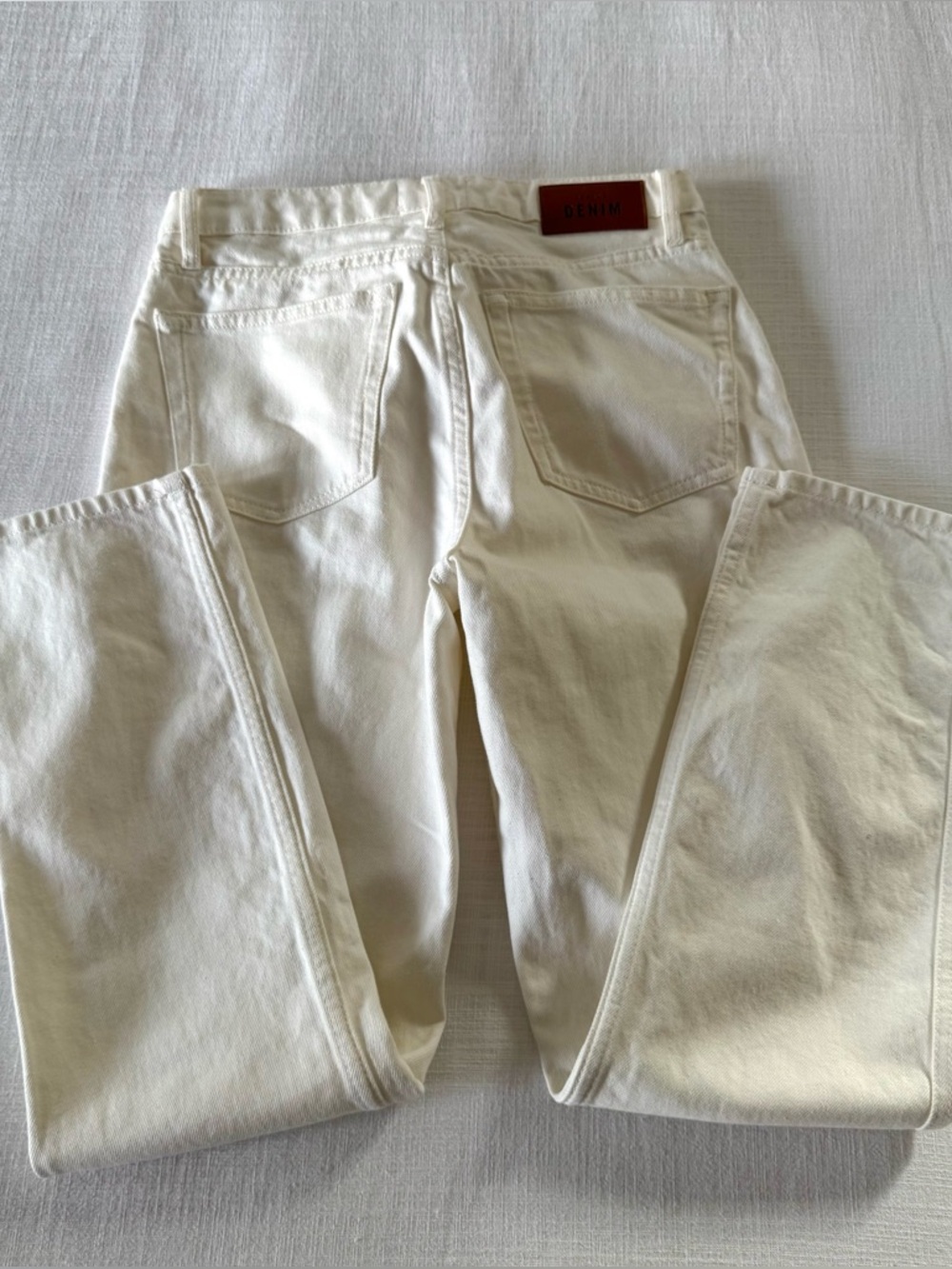 Sezane Brut Sexy Jeans, Ecru - size 36 (4 US) - Picture 12 of 13
